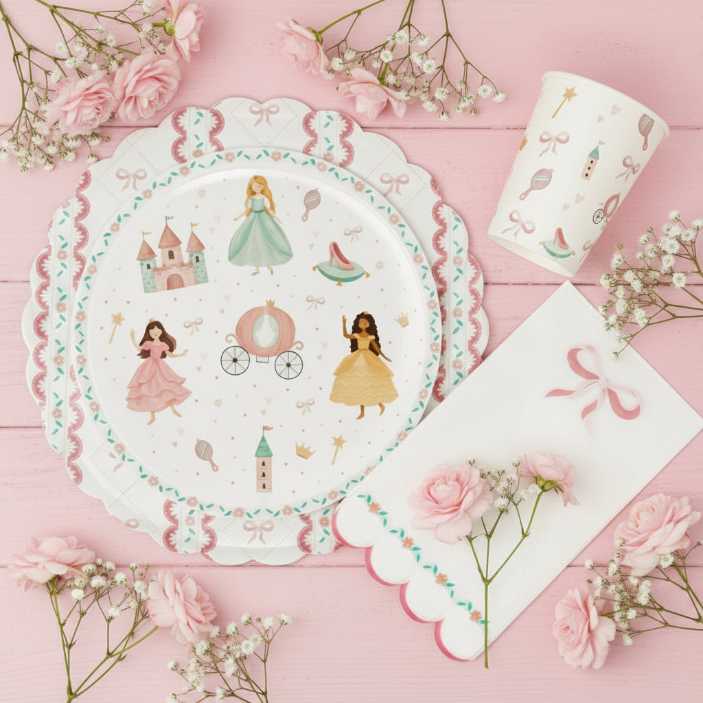 Princess Paper Cups 9oz  (8 Pack)