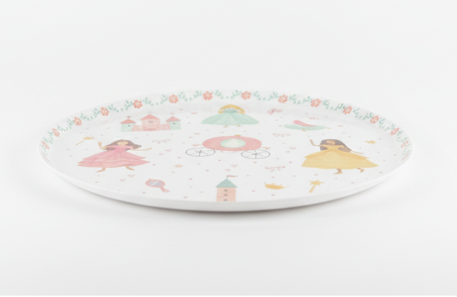 Princess Dessert Plates  8" (Set of 8)