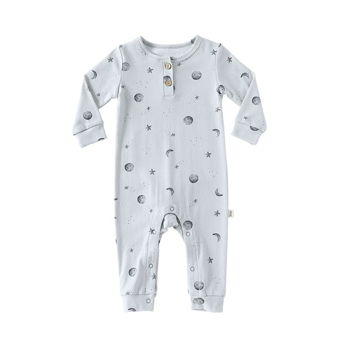 Autumn Arrival Baby Unisex Long Sleeves Casual Animals Pattern Rompers