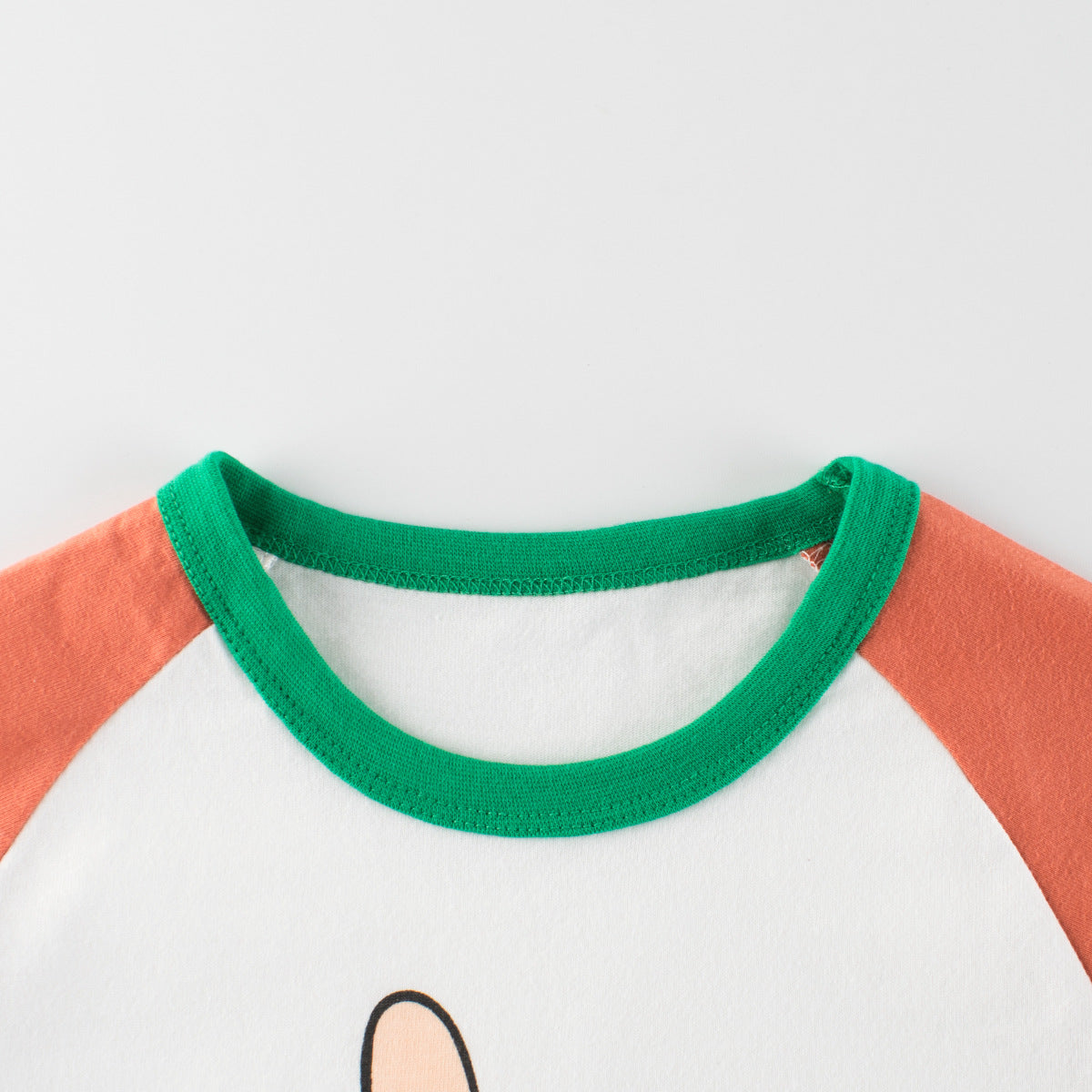 Autumn Baby Kids Girls Letters and Cartoon Print Long Sleeves Crew