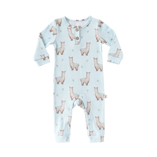 Autumn Arrival Baby Unisex Long Sleeves Casual Animals Pattern Rompers