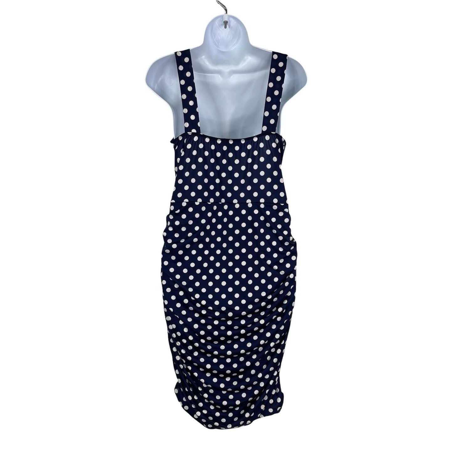 Star Vixen Womens Rouched Neckline Stretch Ity Bodycon Dress, Size Small