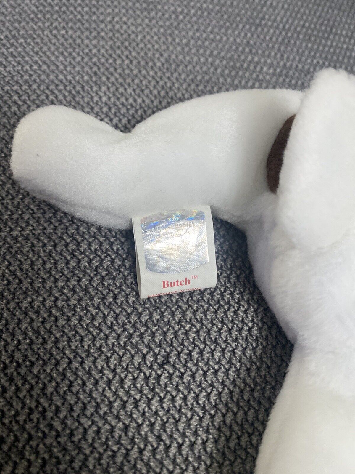 Ty Beanie Baby Retired Butch the Dog TAG ERRORS / Misspelling 1998 / 1999 RARE