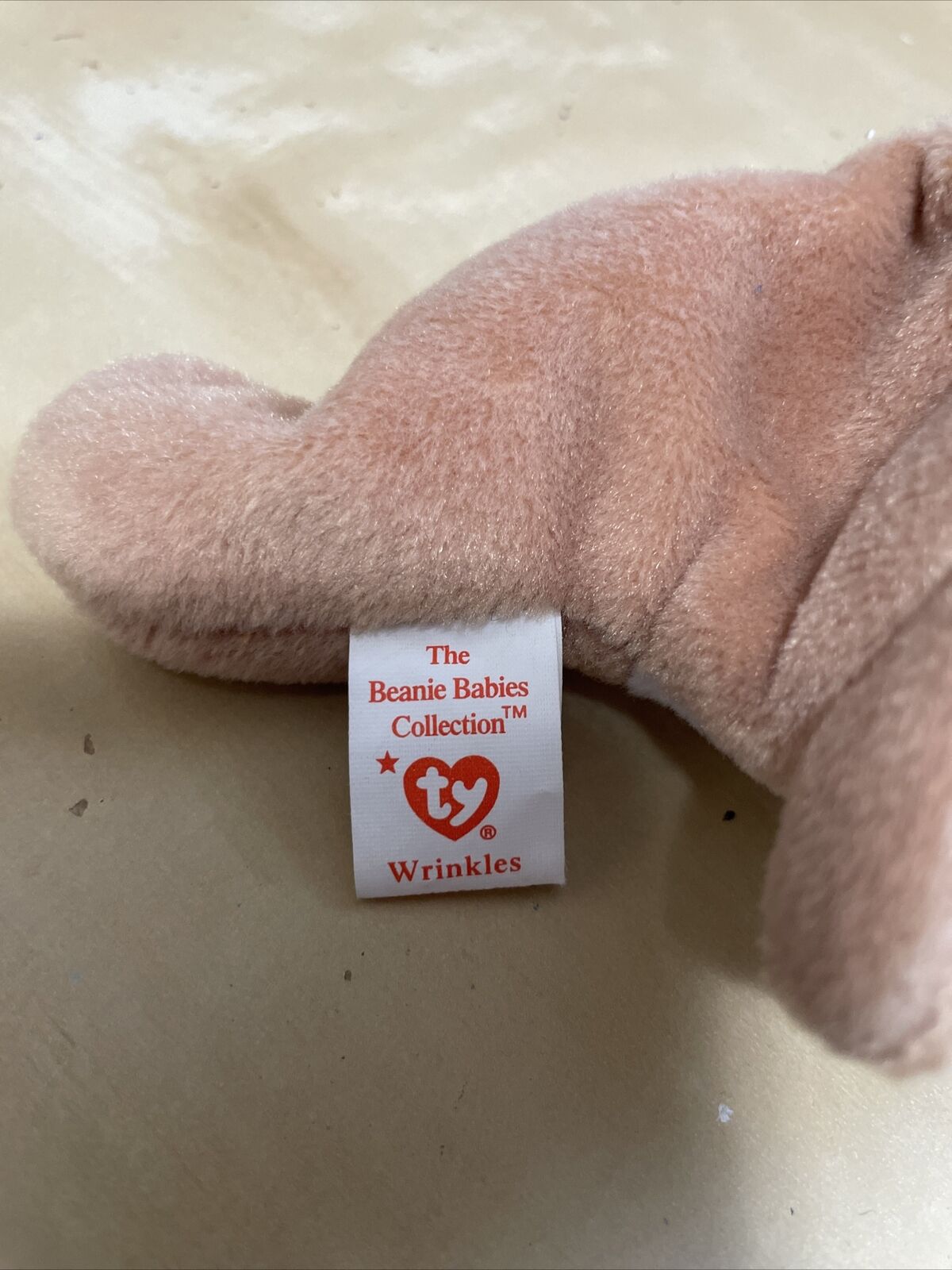 Ty Beanie Baby Wrinkles the Bulldog 1996 w/TAG ERRORS, -4103