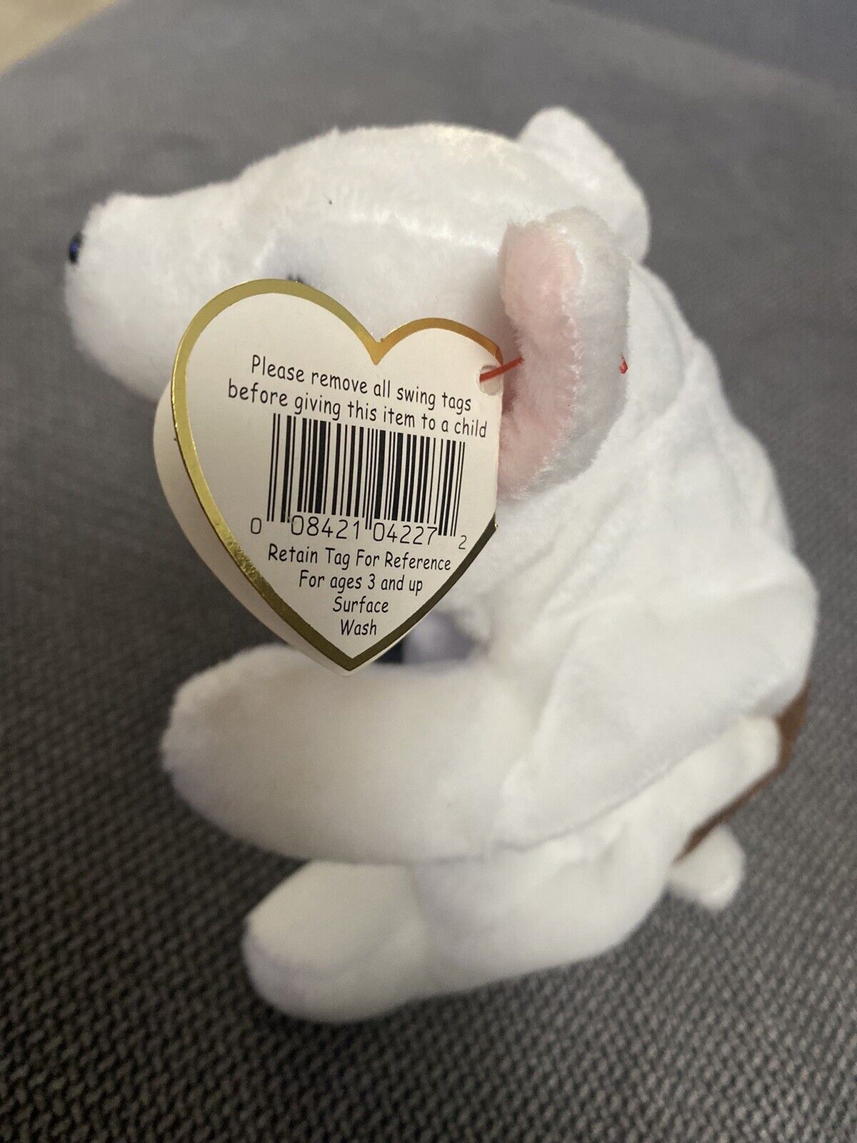 Ty Beanie Baby Retired Butch the Dog TAG ERRORS / Misspelling 1998 / 1999 RARE