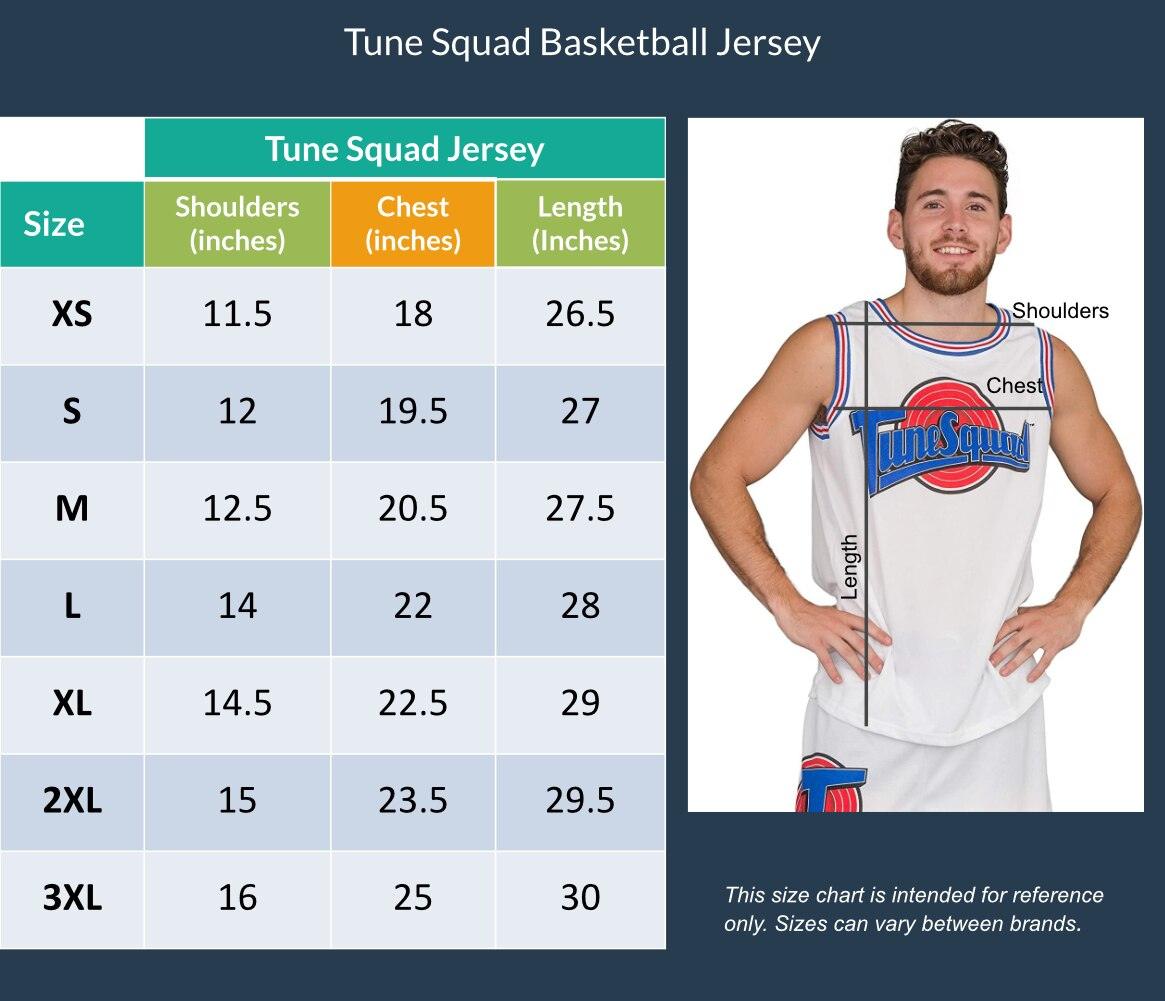 Space Jam Tune Squad Unisex Basketball Halloween Cosplay Costume Jersey