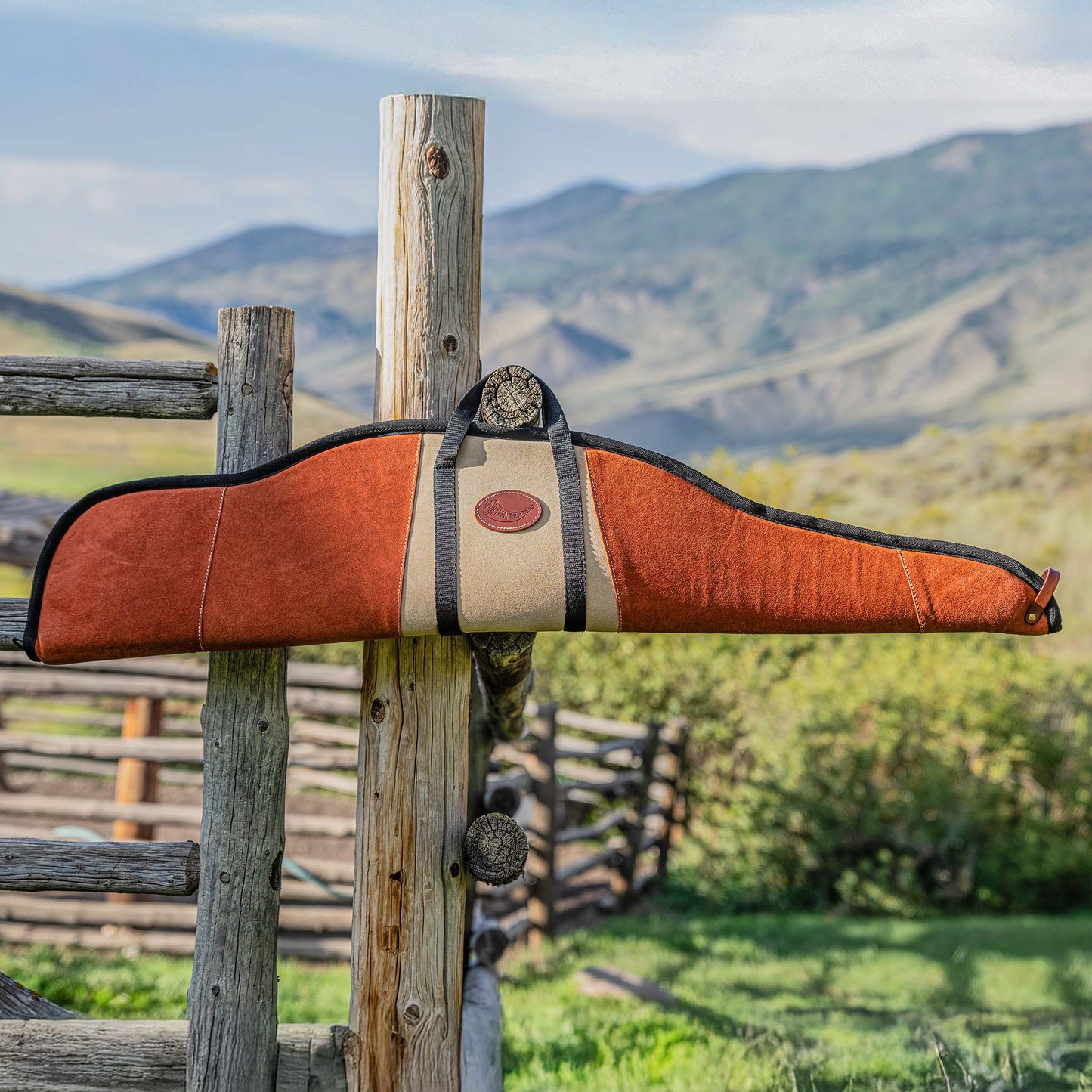 Suede Rifle Case