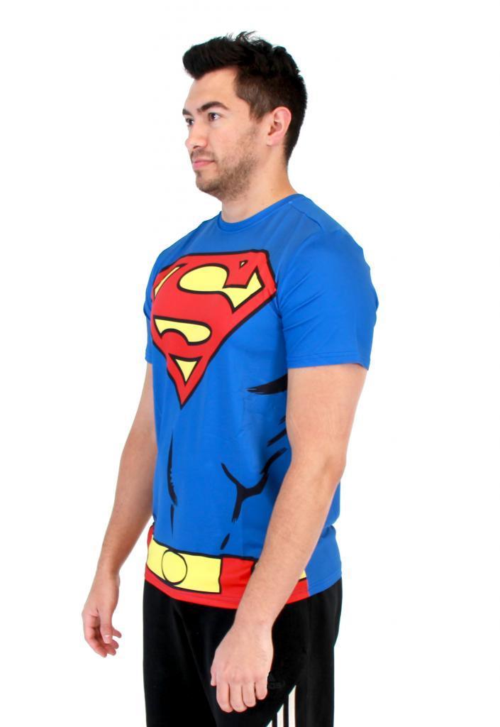 Superman Men's Performance Athletic Costume T-Shirt