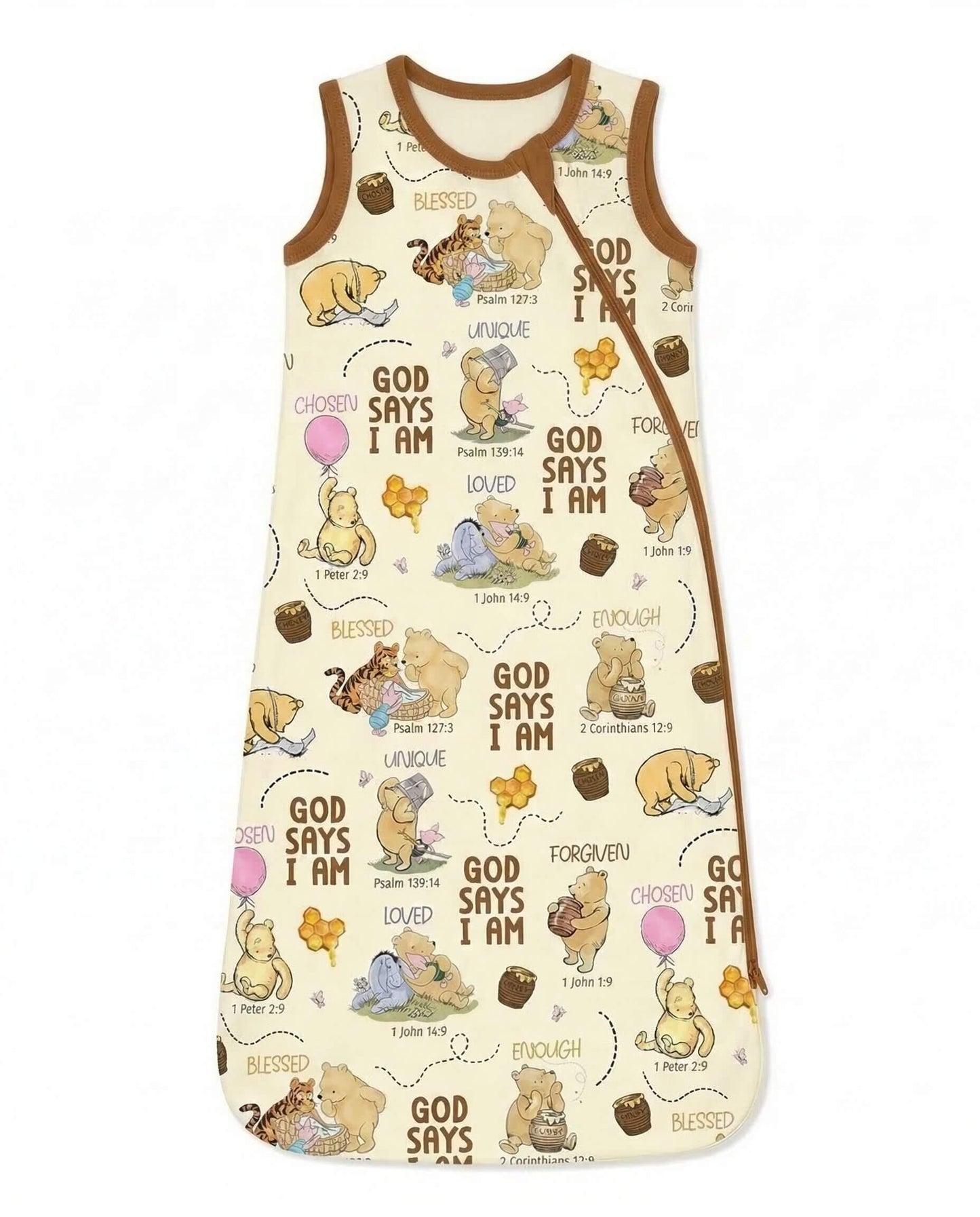 God Says I Am Little Blessings Bamboo Sleep Bag
