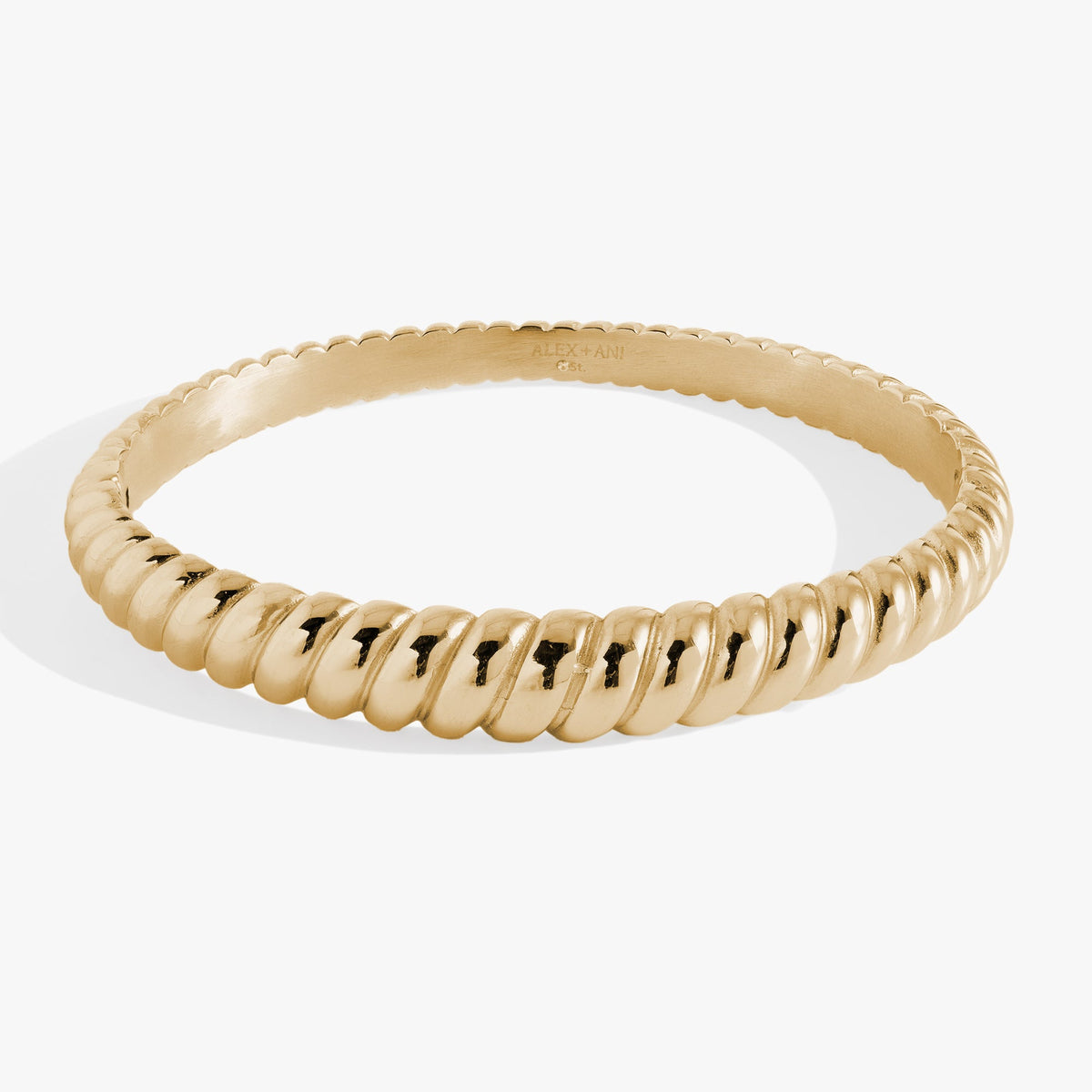 Stainless Steel Rope Textured Bangle