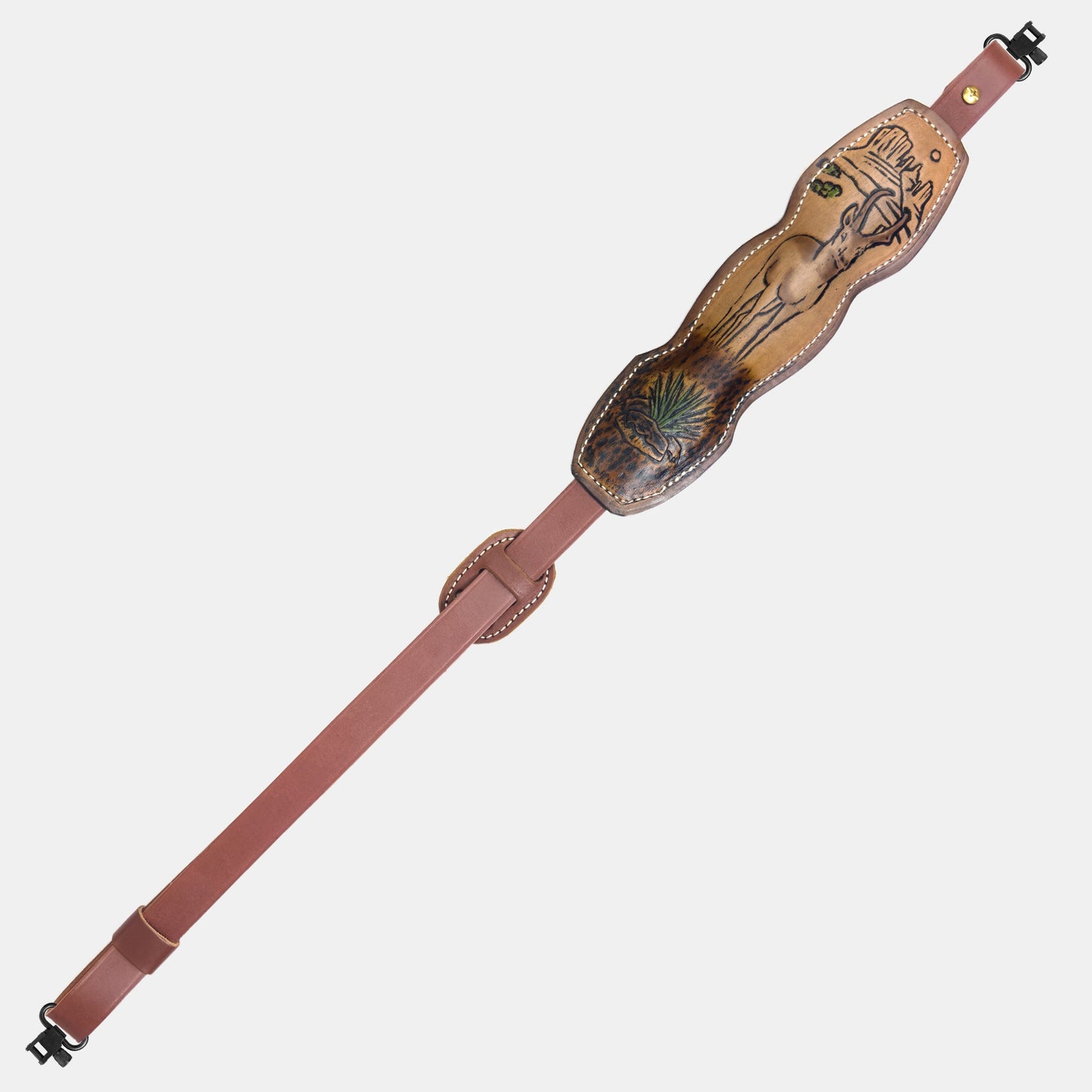 Trophy Custom Padded Rifle Sling - Antelope