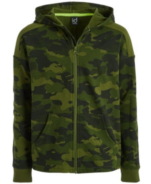 Ideology Big Boys Printed Zip-up Hoodie, Size 14/16