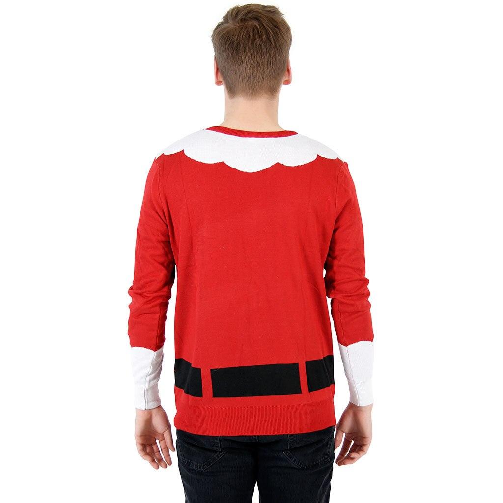 Ugly Christmas Sweater Santa Clause Sweater Costume