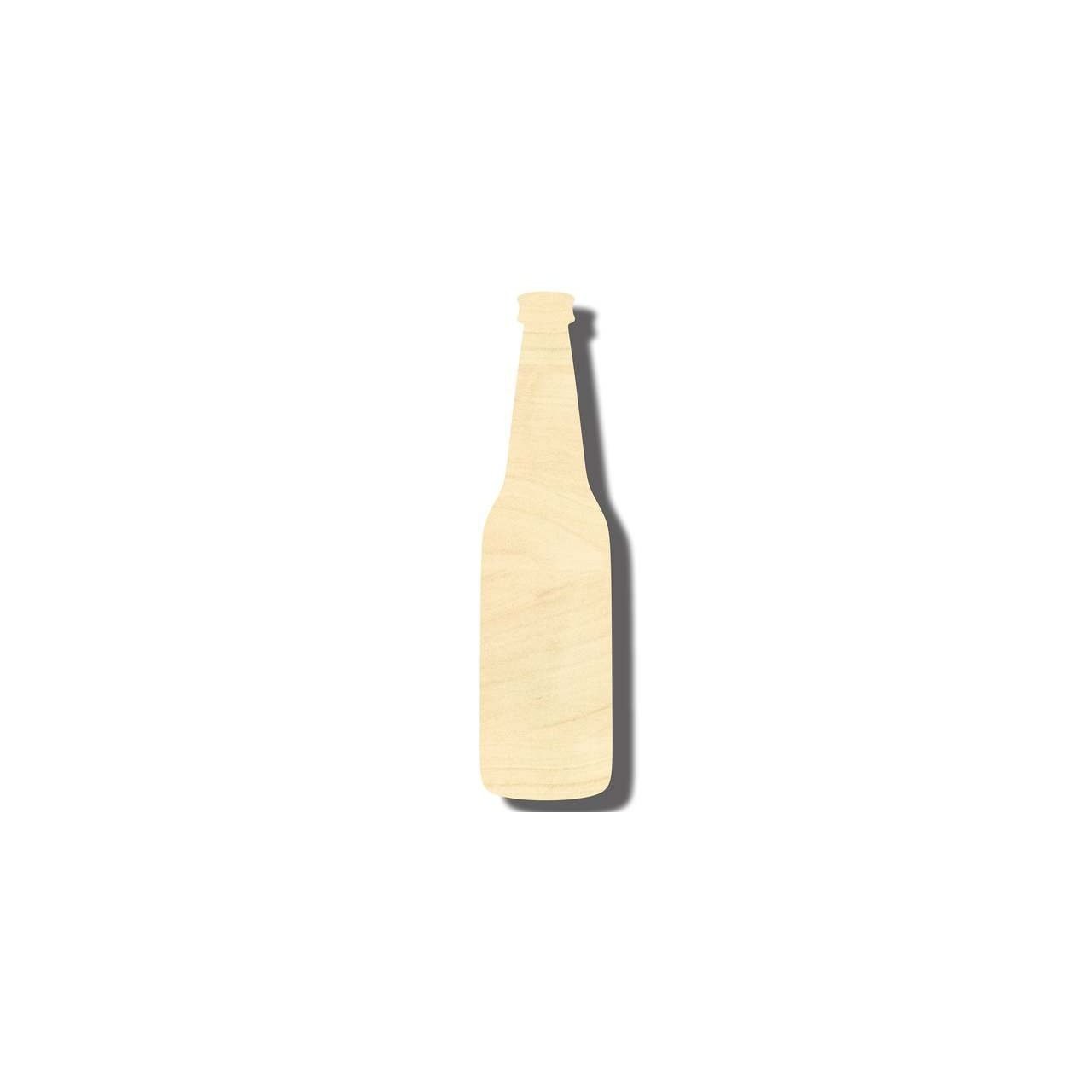 Unfinished Wood Beer Soda Pop Bottle Shape - Bar Decor - Craft - up to 46" DIY