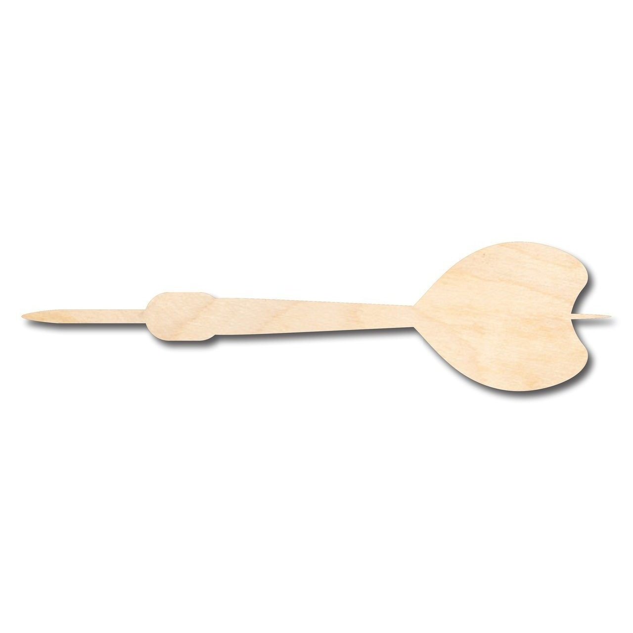 Unfinished Wood Dart Shape - Craft - up to 46" DIY