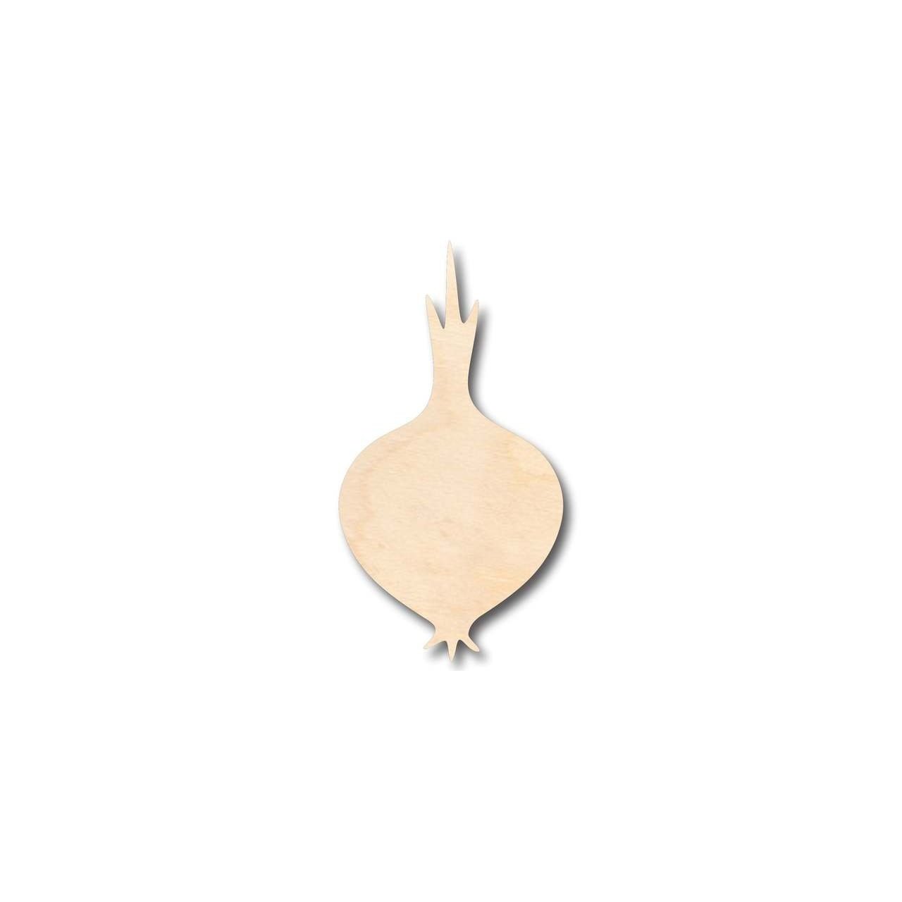 Unfinished Wood Onion Shape - Garden - Kitchen - Food - Craft - up to 46" DIY