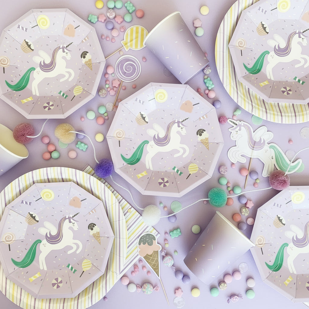 Sweet Unicorn Party Supplies in a Box
